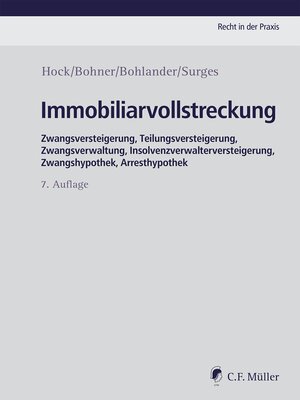 cover image of Immobiliarvollstreckung